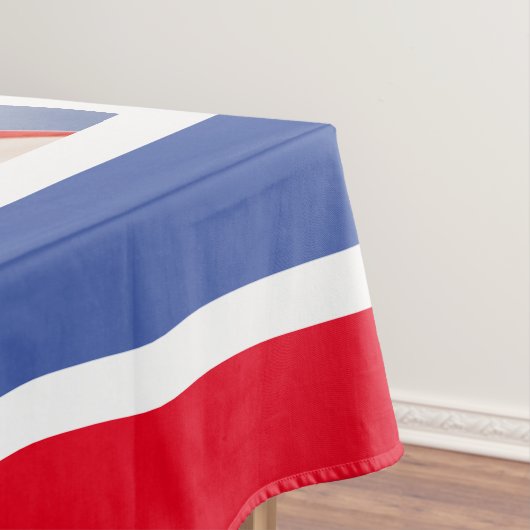 Patriottisch rood wit blauw op 4 juli tafelkleed (Voorbeeld)