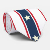 Patriottisch rood wit blauw sterren VS vlag 4 juli Stropdas (Opgerold)