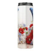 PATRIOTTISCH ROOD WIT BLAUW USA VLINDER THERMOSBEKER (Achterkant)