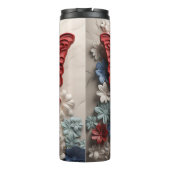 PATRIOTTISCH ROOD WIT BLAUW USA VLINDER THERMOSBEKER (Achterkant)