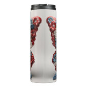 PATRIOTTISCH ROOD WIT BLAUW USA VLINDER THERMOSBEKER (Achterkant)
