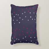 Patriottisch rood wit & blauw Zwitsers kruis plus  Accent Kussen (Voorkant(Verticaal))