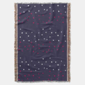 Patriottisch rood wit & blauw Zwitsers kruis plus  Deken (Voorkant Verticaal)