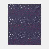 Patriottisch rood wit & blauw Zwitsers kruis plus  Fleece Deken (Voorkant)