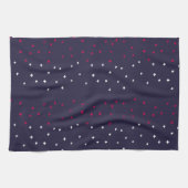 Patriottisch rood wit & blauw Zwitsers kruis plus Theedoek (Horizontaal)