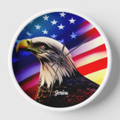 Patriottisch rood, wit en blauw en Amerikaanse zee (Voorkant)