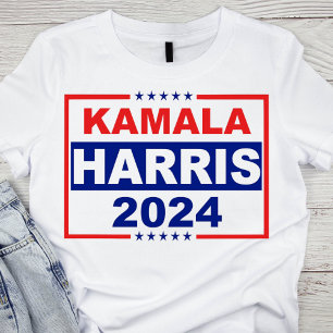 Patriottisch Rood, Wit en Blauw Kamala Harris 2024 T-shirt