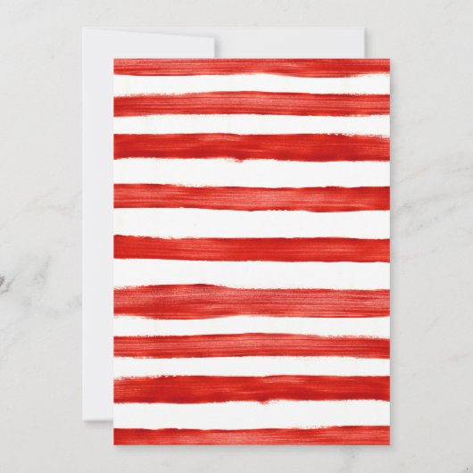 Patriottisch rood wit en blauw kleine Firecracker Kaart (Achterkant)