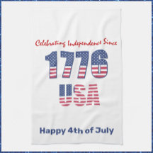 Patriottisch rood wit en blauw op 4 juli