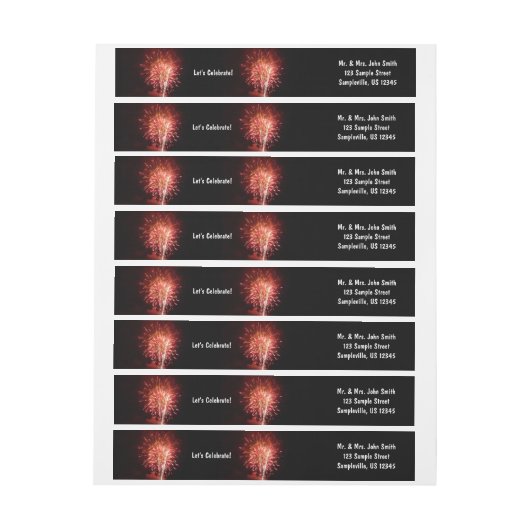 Patriottisch rood, wit en blauw vuurwerk II (Vel)