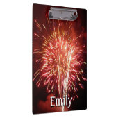 Patriottisch rood, wit en blauw vuurwerk II Klembord (Rechts)