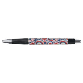 Patriottisch rood wit en blauw vuurwerk pen