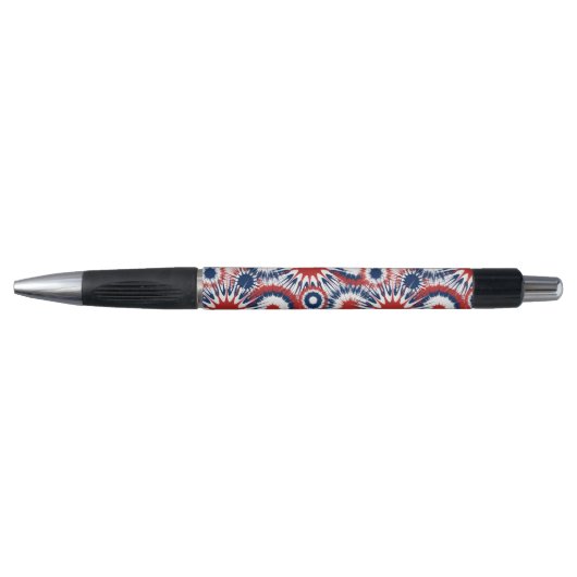 Patriottisch rood wit en blauw vuurwerk pen (Voorkant)