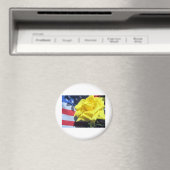 Patriottisch Roos Magneet (Insitu (Vaatwasser))