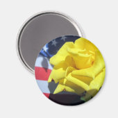Patriottisch Roos Magneet (Voorkant / Achterkant)