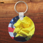 Patriottisch Roos Sleutelhanger (Voorkant)