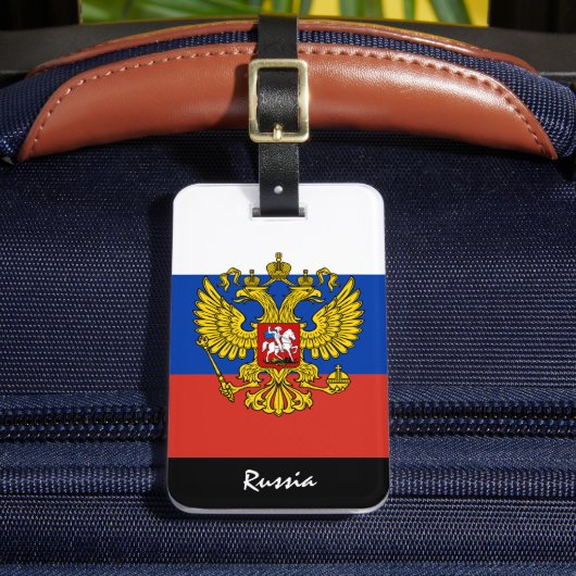 Patriottisch Russisch Bagagelabels (Voorkant Insitu 2)