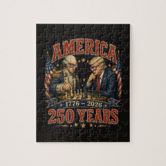 Patriottisch schaakspel 250 legpuzzel (Verticaal)
