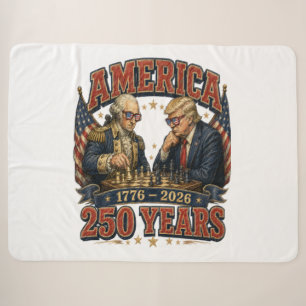 Patriottisch schaakspel 250 sherpa deken