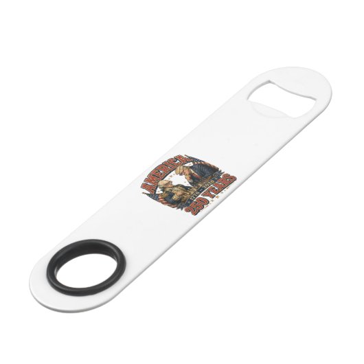 Patriottisch schaakspel 250 speed flessenopener (Achterkant Gekanteld)