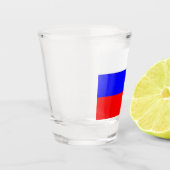 Patriottisch schot met Russische vlag Shot Glas (Links)