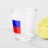 Patriottisch schot met Russische vlag Shot Glas (Rechts)
