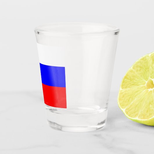 Patriottisch schot met Russische vlag Shot Glas (Rechts)
