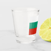 Patriottisch schot met vlag van Bulgarije Shot Glas (Links)