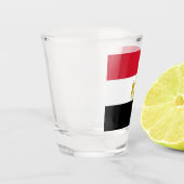 Patriottisch schot met vlag van Egypte Shot Glas (Links)