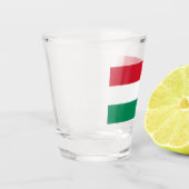 Patriottisch schot met vlag van Hongarije Shot Glas (Links)