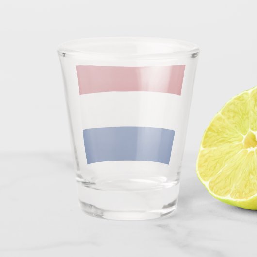 Patriottisch schot met vlag van Nederland Shot Glas (Achterkant)
