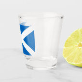 Patriottisch schot met vlag van Schotland Shot Glas (Rechts)