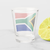 Patriottisch schot met vlag van Zuid-Afrika Shot Glas (Achterkant)