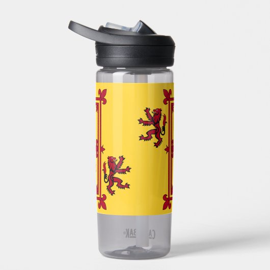 Patriottisch Schotland, Rampant, Gele Schotse vlag Waterfles (Rechts)