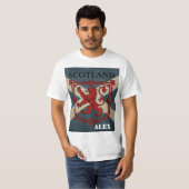 Patriottisch Schots T-shirt (Voorkant volledig)