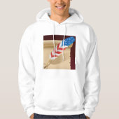 Patriottisch schrijfveer op antiek papier hoodie (Voorkant)
