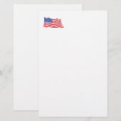Patriottisch Schrijfwarenpapier Briefpapier (Voorkant / Achterkant)