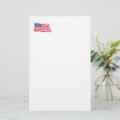 Patriottisch Schrijfwarenpapier Briefpapier (Staand voorkant)