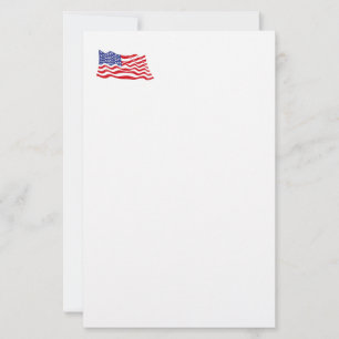 Patriottisch Schrijfwarenpapier Briefpapier