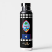 Patriottisch schuim, vacuüm geïsoleerd, schuim vla waterfles (Links)