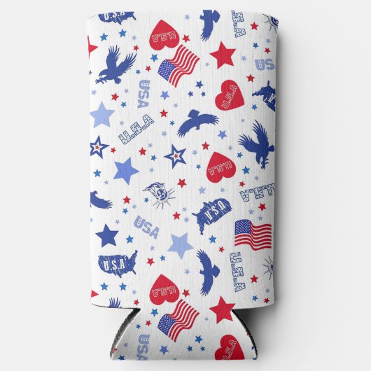 Patriottisch Seltzer Blikjeskoeler (Voorkant)