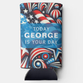 Patriottisch Seltzer Blikjeskoeler (Achterkant)