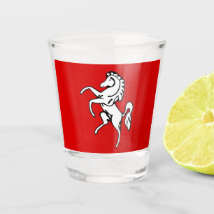Patriottisch shotglas met vlag van Kent County Shot Glas
