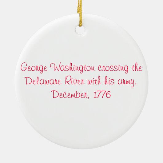 Patriottisch siermiddel keramisch ornament (Achterkant)