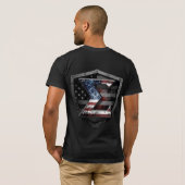 Patriottisch SIGMA Schild T-shirt (Achterkant volledig)