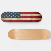 Patriottisch skateboard met de Amerikaanse vlag (Horizontaal)