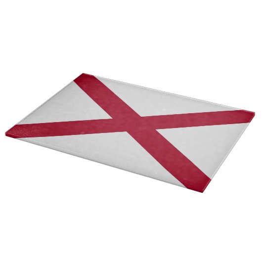 Patriottisch snijbord met vlag van Alabama Snijplank (Hoek)