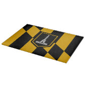Patriottisch snijbord met vlag van Baltimore Snijplank (Hoek)
