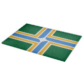 Patriottisch snijbord met vlag van Portland Snijplank (Hoek)