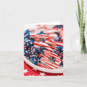 Patriottisch snoepje bedankkaart (Voorkant)